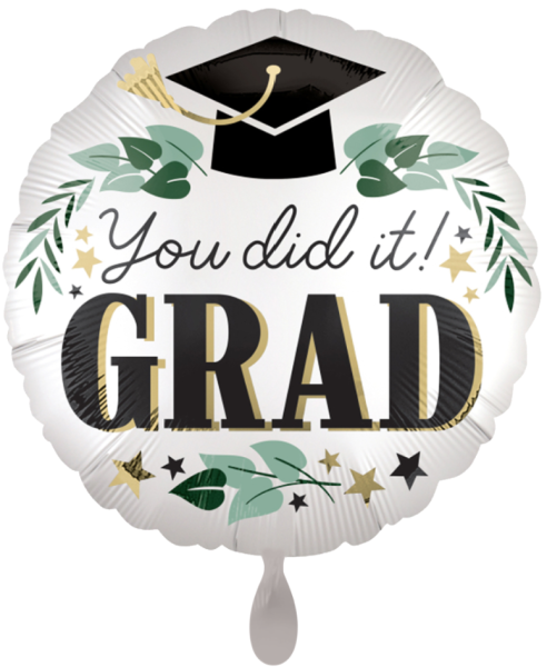 Folienballon - Grad, you did it! - ø 43cm